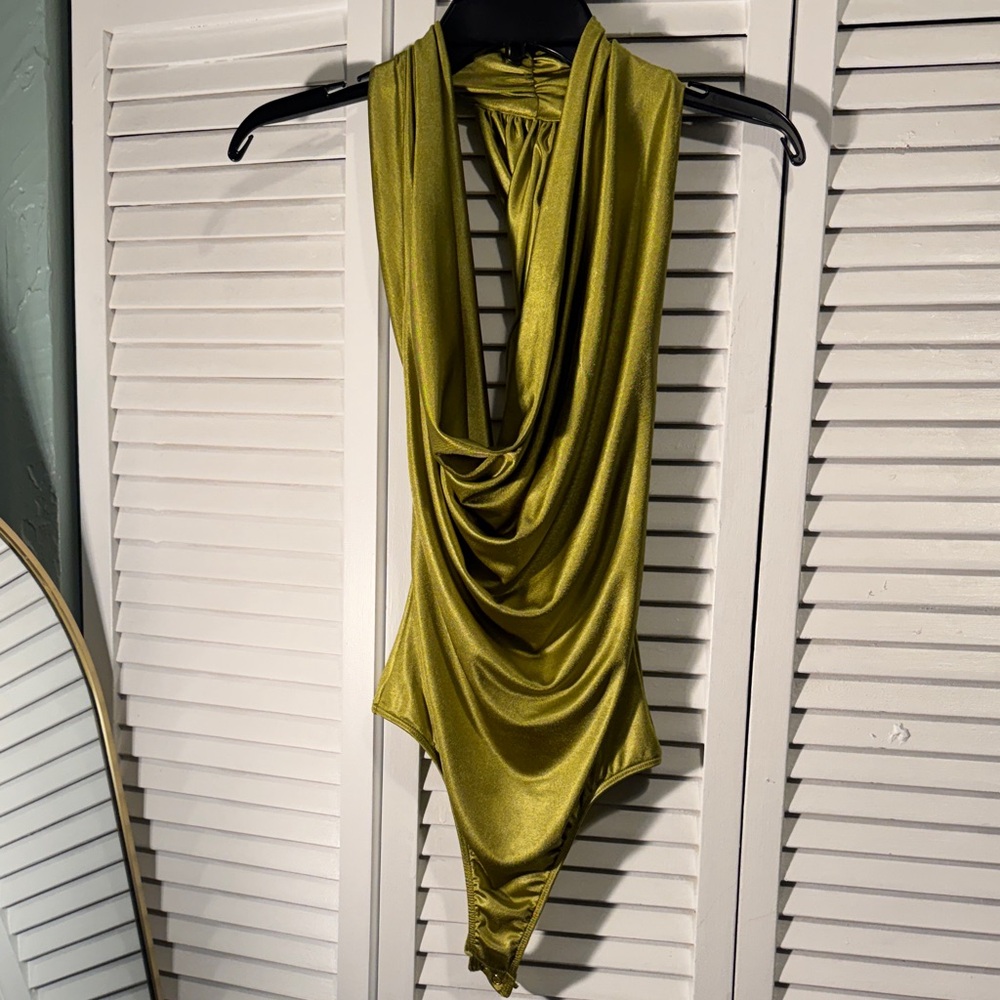 Studio Olive Green Bodysuit
